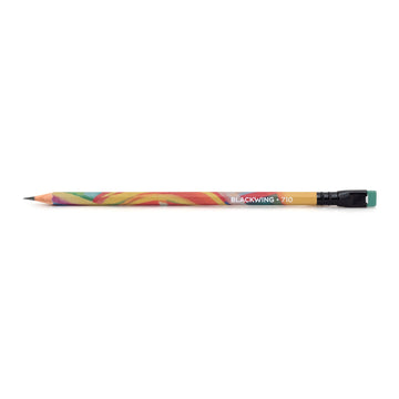 A Blackwing Volume 710 pencil (Set of 12) with a Grateful Dead pattern isolated on a white background.